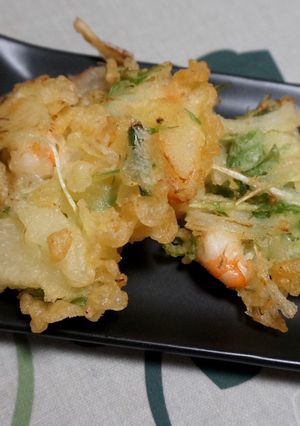 発芽にんにくのかき揚げ-レシピのメイン写真