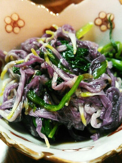 もって菊とほうれん草のお浸し-レシピのメイン写真