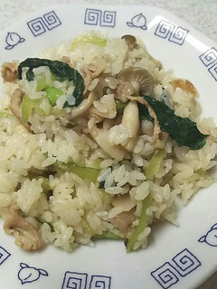 豚肉とチンゲン菜の中華風混ぜご飯-レシピのメイン写真