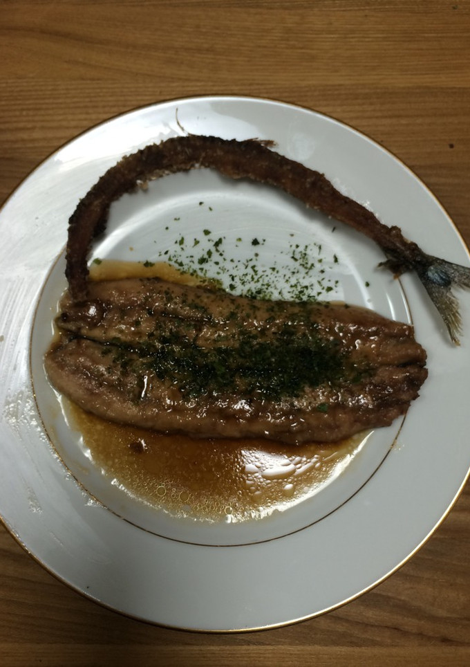 さんまの骨の唐揚げと、蒲焼き-レシピのメイン写真