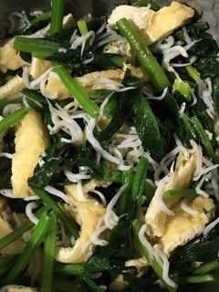 ほうれん草と油揚げの煮浸し-レシピのメイン写真