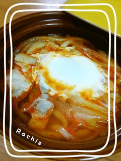 お鍋の素で簡単に出来る!キムチうどん♡-レシピのメイン写真