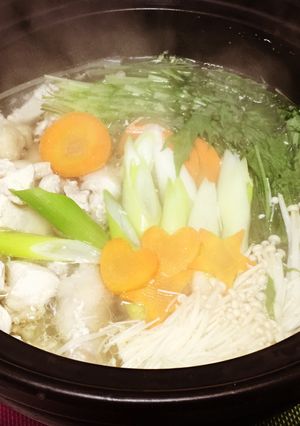 お家で簡単、本当に水で炊くだけの水炊き-レシピのメイン写真