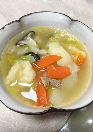ほっこり温まる♡中華風すいとん-レシピのメイン写真