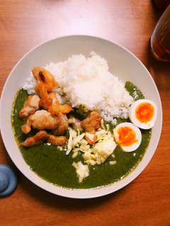 ルーを使ったほうれん草カレー-レシピのメイン写真
