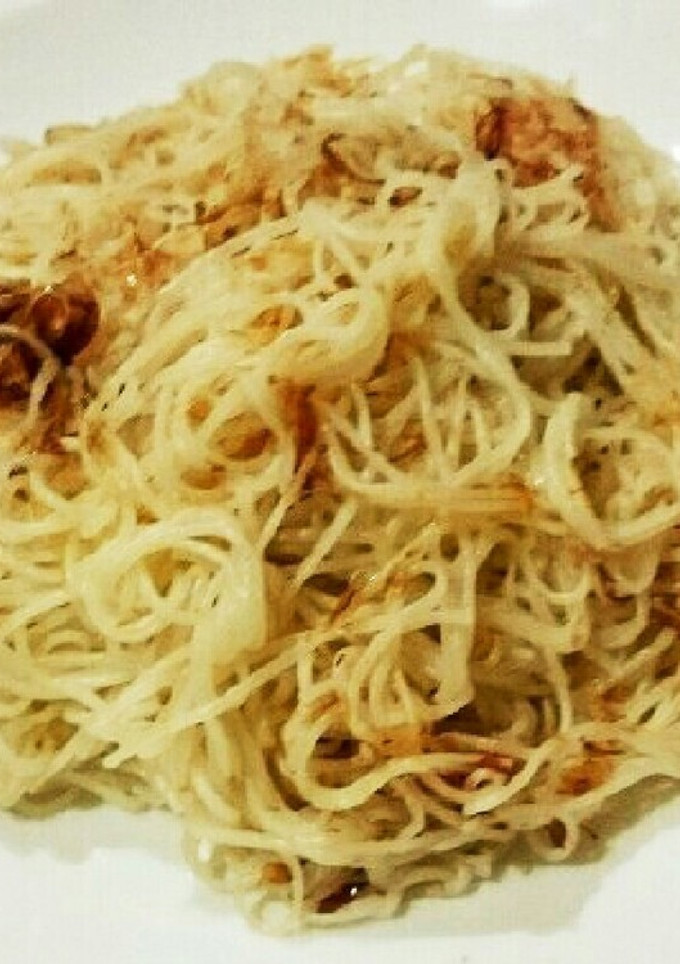 余った素麺を消費！焼きビーフン風炒め-レシピのメイン写真