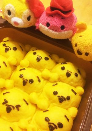HB☆ツムツムちぎりパン☆プーツムver-レシピのメイン写真