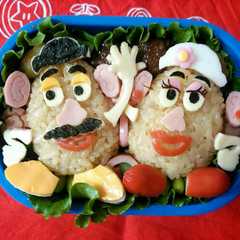 รูปของ キャラ弁☆ポテトヘッド