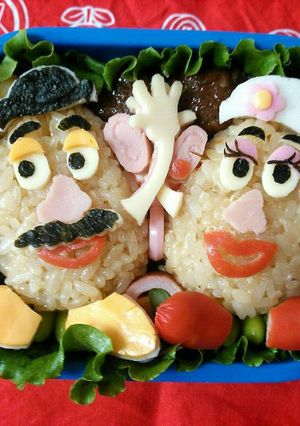 キャラ弁☆ポテトヘッド-レシピのメイン写真