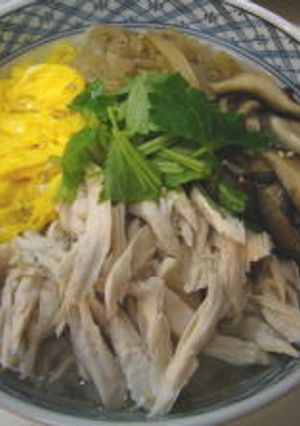 鶏スープかけごはん☆～鶏飯風～-レシピのメイン写真