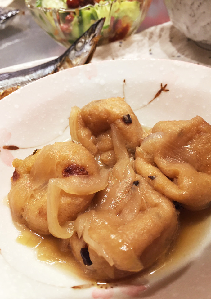 簡単材料2つだけ がんもと玉ねぎ煮-レシピのメイン写真