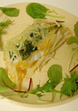 タラと菜の花のじゃがいも包み焼き-レシピのメイン写真