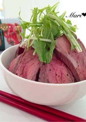 ボリューム満点◎ローストビーフ丼-レシピのメイン写真