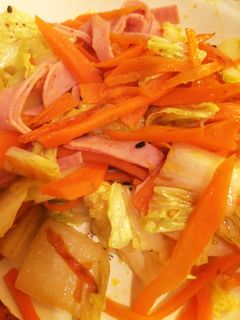 簡単!白菜と余り野菜の炒め物-レシピのメイン写真