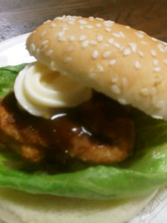 鶏カツバーガー-レシピのメイン写真