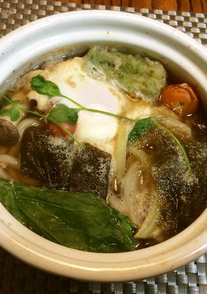 残り物で作る 鍋焼きうどん-レシピのメイン写真