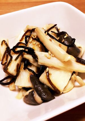 長いもとエリンギの塩昆布炒め-レシピのメイン写真