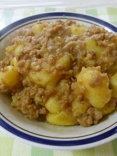 じゃがいもと大豆のお肉の甘辛煮-レシピのメイン写真