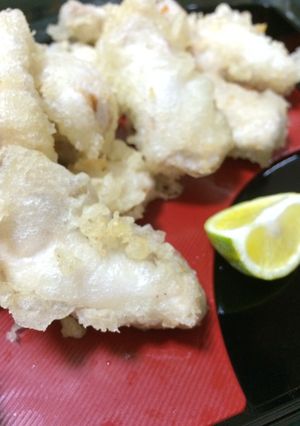 秋の味覚！サクッふわ〜鮭の白子の天ぷら-レシピのメイン写真