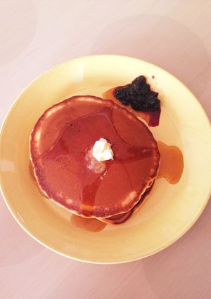 週末ホットケーキ-レシピのメイン写真