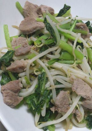 自家製ヒレの塩漬けの野菜炒め☆-レシピのメイン写真