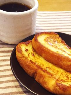 我が家の定番簡単ふっくらフレンチトースト-レシピのメイン写真