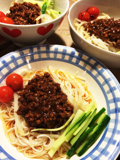 大豆のお肉で坦々そうめん-レシピのメイン写真