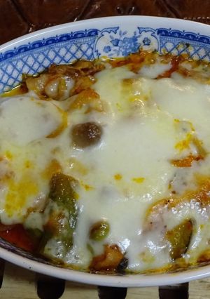 ポテトのアラビアータ風チーズ焼き-レシピのメイン写真