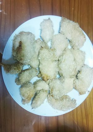 ヘルシー❗鶏ムネ肉のパン粉焼き-レシピのメイン写真