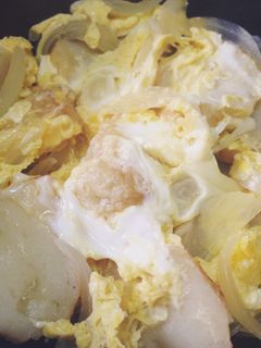 さつま揚げの卵とじ丼-レシピのメイン写真