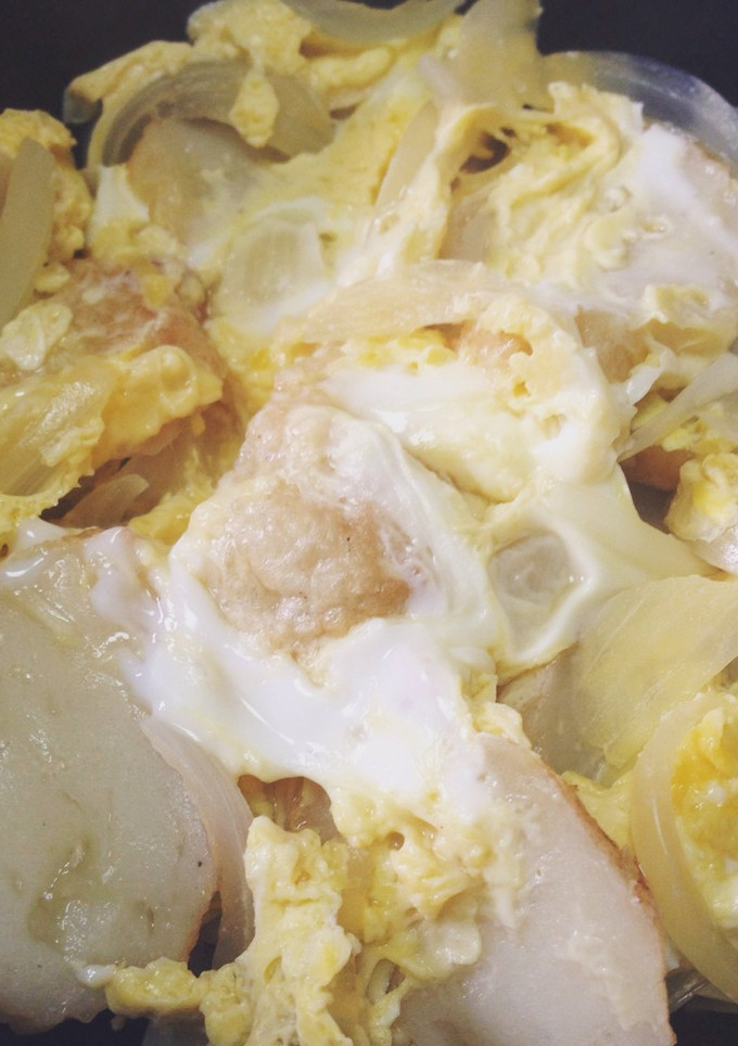 さつま揚げの卵とじ丼-レシピのメイン写真