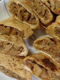 すき焼きの残りで!お揚げの巾着-レシピのメイン写真