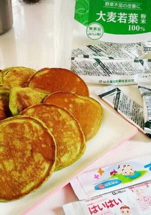 1歳の子供のおやつに(粉ミルク&青汁)-レシピのメイン写真