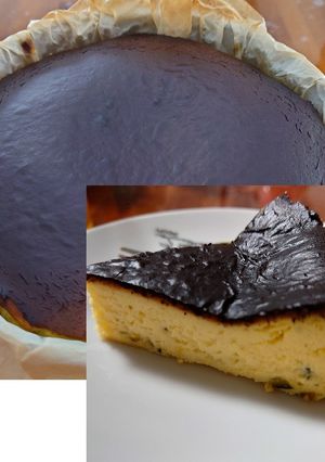 バスク風かぼちゃのチーズケーキ-レシピのメイン写真