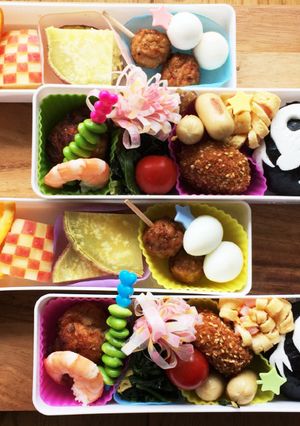 エヴァンゲリオン ゆるしと襲来 キャラ弁-レシピのメイン写真