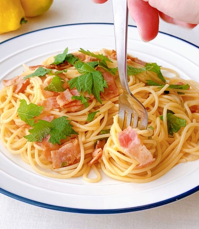 【楽めし】ベーコンのレモン醤油パスタ-レシピのメイン写真
