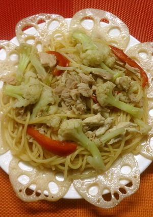 和風パスタの付け合わせに☆甘酢れんこん-レシピのメイン写真