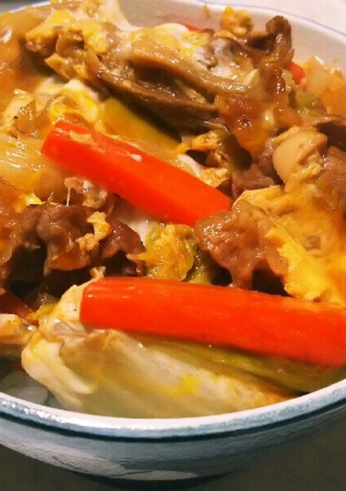 すき焼き風☆卵とじ丼-レシピのメイン写真