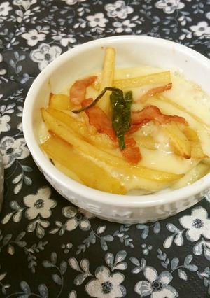 ベーコンとしやがいものココットカマン-レシピのメイン写真