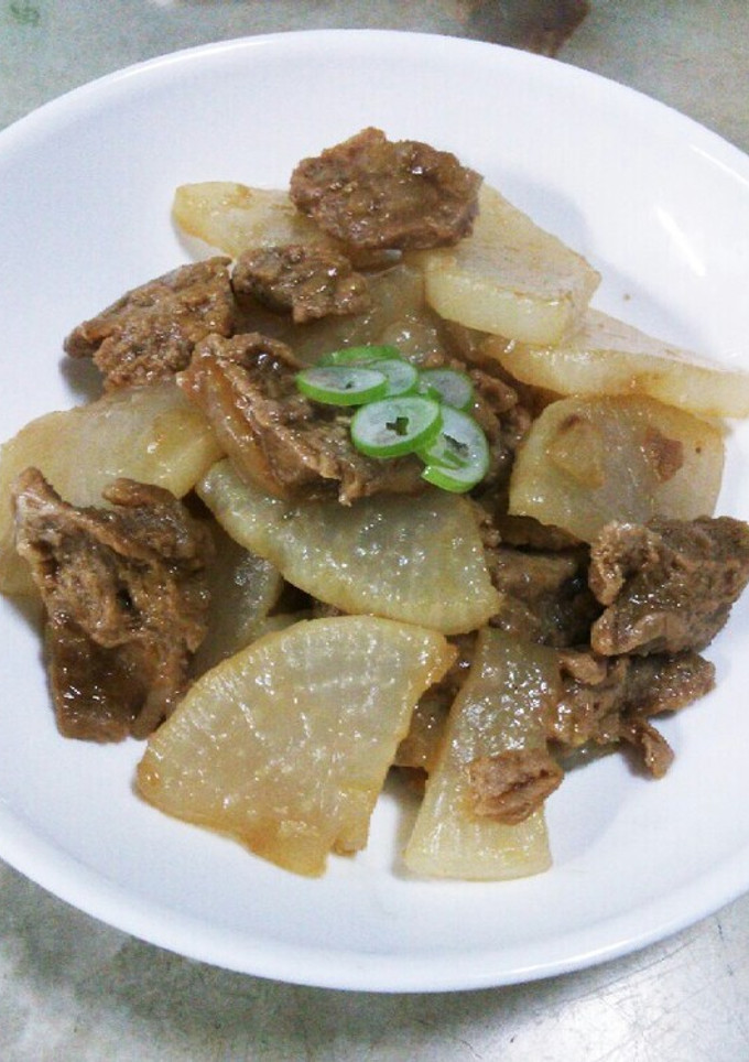 大豆のお肉と大根の炒め物-レシピのメイン写真