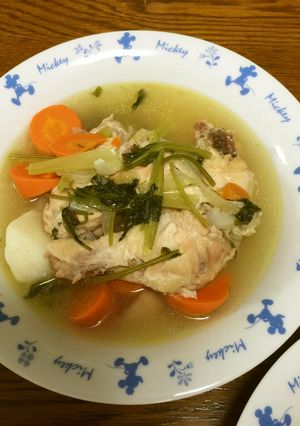 かぶとチキンとのスープ-レシピのメイン写真
