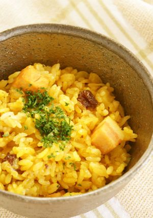 フルーティー☆りんごの入ったカレーピラフ-レシピのメイン写真