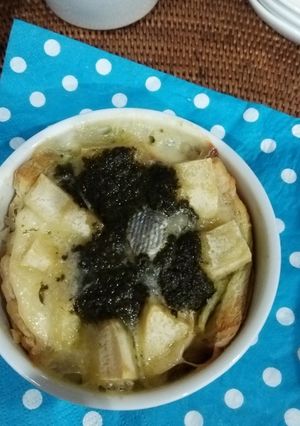 たらバジルパイのココットカマン-レシピのメイン写真