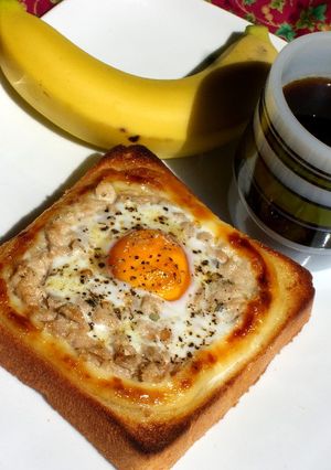 ちょっとリッチな♪ツナマヨ＆卵トースト-レシピのメイン写真