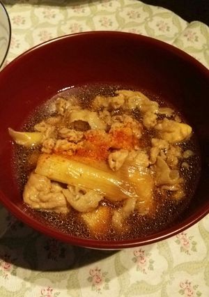 絶品！豚肉と鶏肉のWつけそば汁♪-レシピのメイン写真
