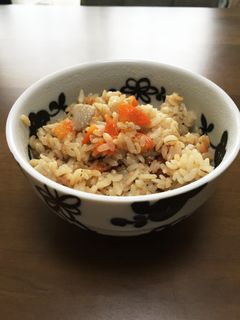 おでんの汁でかしわ飯風炊き込みごはん!-レシピのメイン写真