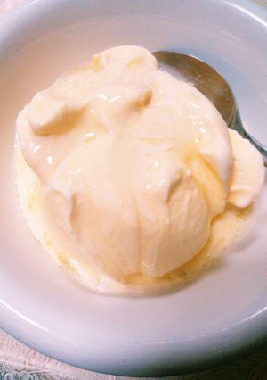 バニラアイス煮切りみりんシロップがけ-レシピのメイン写真