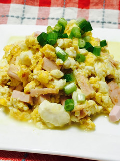 カレー味のしっとり炒り豆腐-レシピのメイン写真