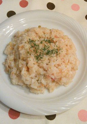 ピラフ？リゾット？柿の洋風炊き込みご飯-レシピのメイン写真