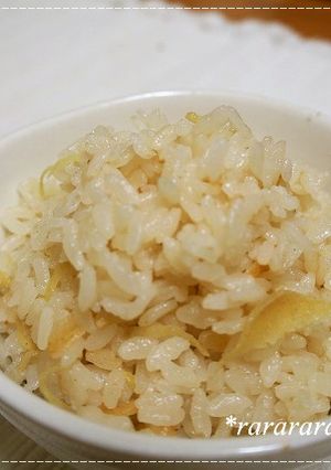 シンプル☆炊き込み生姜ご飯-レシピのメイン写真